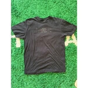 Medusa Skull Graphic T-Shirt Mens Black Short Sleeve Crew Neck Streetwear Tee